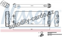 Výměník tepla NISSENS 71164