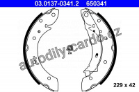 Sada brzdových čelistí ATE 03.0137-0341 (AT 650341) Sada brzdových čelistí ATE 03.0137-0341 (AT 650341)
