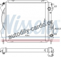 Chladič motoru NISSENS 63967A