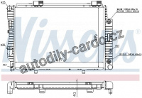Chladič motoru NISSENS 62739A Chladič motoru NISSENS 62739A