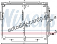 Chladič klimatizace NISSENS 94330 Chladič klimatizace NISSENS 94330