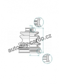 Sada měchů, hnací hřídel LÖBRO (190970)