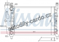 Chladič motoru NISSENS 61950 Chladič motoru NISSENS 61950