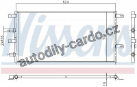 Chladič motoru NISSENS 61966 Chladič motoru NISSENS 61966