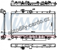Chladič motoru NISSENS 67711