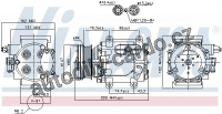 Kompresor klimatizace NISSENS 89239 Kompresor klimatizace NISSENS 89239
