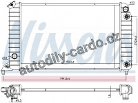 Chladič motoru NISSENS 69454 Chladič motoru NISSENS 69454