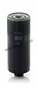 Olejový filtr MANN W735/1 (MF W735/1) - AUDI Olejový filtr MANN W735/1 (MF W735/1) - AUDI