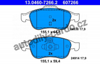 Sada brzdových destiček ATE 13.0460-7266 (AT 607266) Sada brzdových destiček ATE 13.0460-7266 (AT 607266)