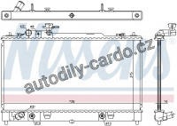 Chladič motoru NISSENS 68550