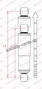 Tlumič pérování MONROE (MOV2131, MO V2131), zadní  - CITROEN FIAT PEUGEOT 06-