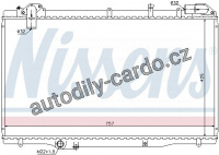 Chladič motoru NISSENS 63791 Chladič motoru NISSENS 63791