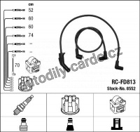 Sada kabelů pro zapalování NGK RC-FD813 - FORD Sada kabelů pro zapalování NGK RC-FD813 - FORD