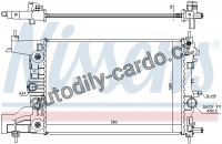 Chladič motoru NISSENS 630729 Chladič motoru NISSENS 630729