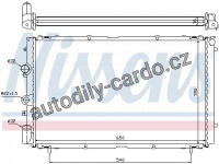 Chladič motoru NISSENS 63796 Chladič motoru NISSENS 63796