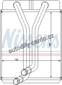 Výměník tepla NISSENS 77501 Výměník tepla NISSENS 77501