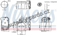 Hrdlo škrticí klapky NISSENS 955069