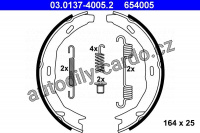 Sada brzdových čelistí ATE 03.0137-4005 (AT 654005)