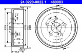 Brzdový buben ATE 24.0220-0022 (AT 480083) - TOYOTA