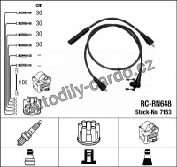 Sada kabelů pro zapalování NGK RC-RN648 - RENAULT Sada kabelů pro zapalování NGK RC-RN648 - RENAULT