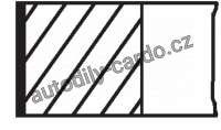 Sada pístních kroužků MAHLE ORIGINAL 028 RS 10100 0N0