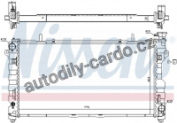 Chladič motoru NISSENS 61025 Chladič motoru NISSENS 61025