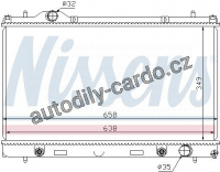 Chladič motoru NISSENS 69210