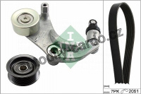 Sada žebrovaných klinových řemenů INA 529015310