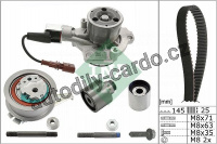 Sada rozvodového řemene s vodní pumpou INA 530065030