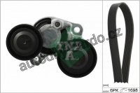 Sada žebrovaných klínových řemenů INA (IN 529020610)