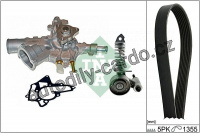 Sada drážkového řemene s vodní pumpou INA (IN 529001030)