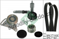 Sada žebrovaných klínových řemenů INA (IN 529000410) nahrazeno 529052320 Sada žebrovaných klínových řemenů INA (IN 529000410) nahrazeno 529052320