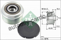 Alternátorová volnoběžka (předstihová spojka) INA (IN 535028510) Alternátorová volnoběžka (předstihová spojka) INA (IN 535028510)