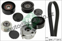 Sada žebrovaných klinových řemenů INA 529048420