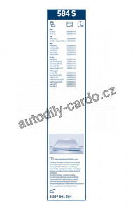 Sada stěračů BOSCH (BO 3397001584) - 530mm + 475mm