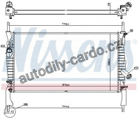 Chladič motoru NISSENS 69225