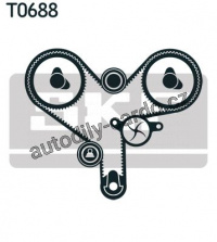 Sada rozvodového řemene s vodní pumpou SKF VKMC 91304