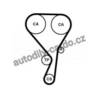Rozvodový řemen CONTINENTAL CTAM CT1215