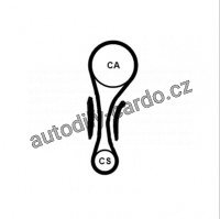 Sada rozvodového řemene CONTINENTAL CTAM CT1210K1