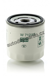Olejový filtr MANN W712/43 (MF W712/43) - FORD, ŠKODA