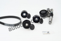 Sada drážkového řemene CONTINENTAL CTAM 6PK2490K1