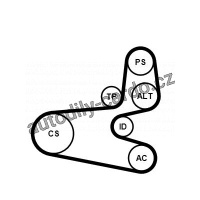 Sada drážkového řemene CONTINENTAL CTAM 6PK1560K1