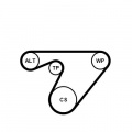Sada drážkového řemene CONTINENTAL CTAM 6PK1180K3