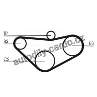 Rozvodový řemen CONTINENTAL CTAM CT800