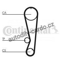 Rozvodový řemen CONTINENTAL CTAM CT850