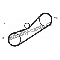 Rozvodový řemen CONTINENTAL CTAM CT1042