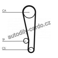 Rozvodový řemen CONTINENTAL CTAM CT1013