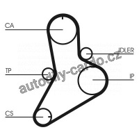 Rozvodový řemen CONTINENTAL CTAM CT989