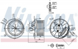 Vnitřní ventilátor NISSENS 87032