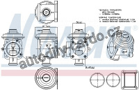 AGR Ventil NISSENS 98219